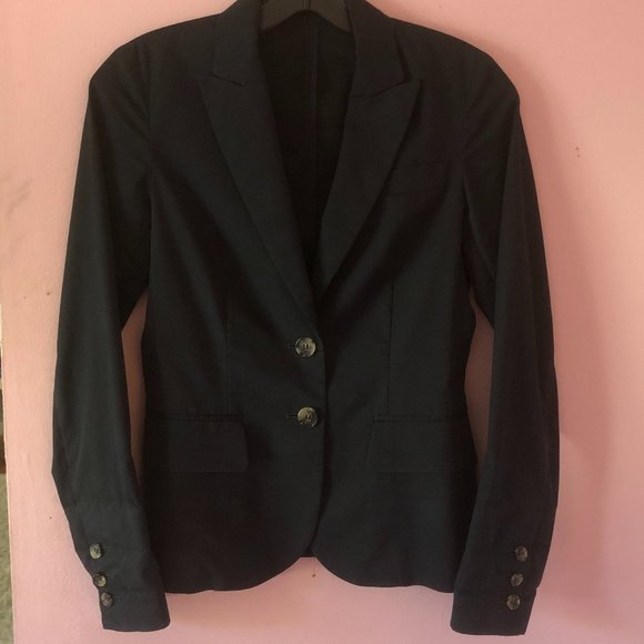 Theory Cotton Blend Blazer - Picture 1 of 5